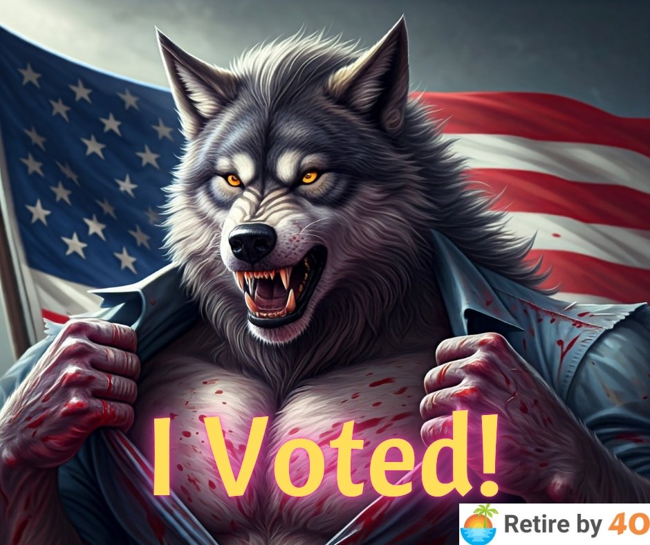 I Voted! – Retire by 40