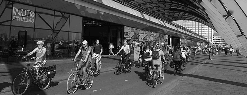 Bike lane reduces car dependency