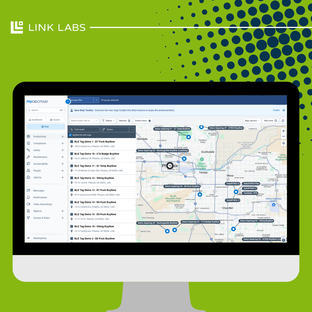 What Does It Mean for Link Labs to Be on the Geotab Marketplace and Geotab Order Now