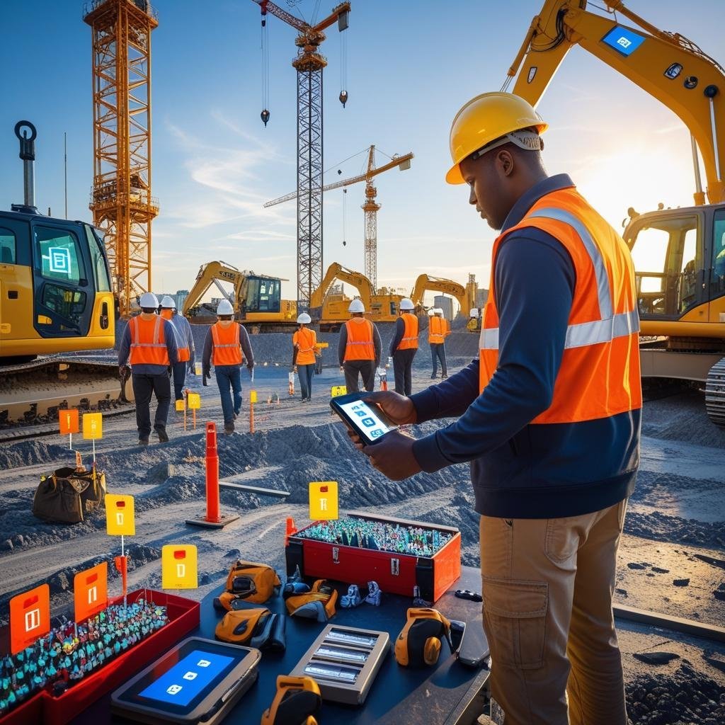 How Combining BLE Tags with GPS/Cellular Hubs Revolutionizes Construction Equipment and Tool Tracking