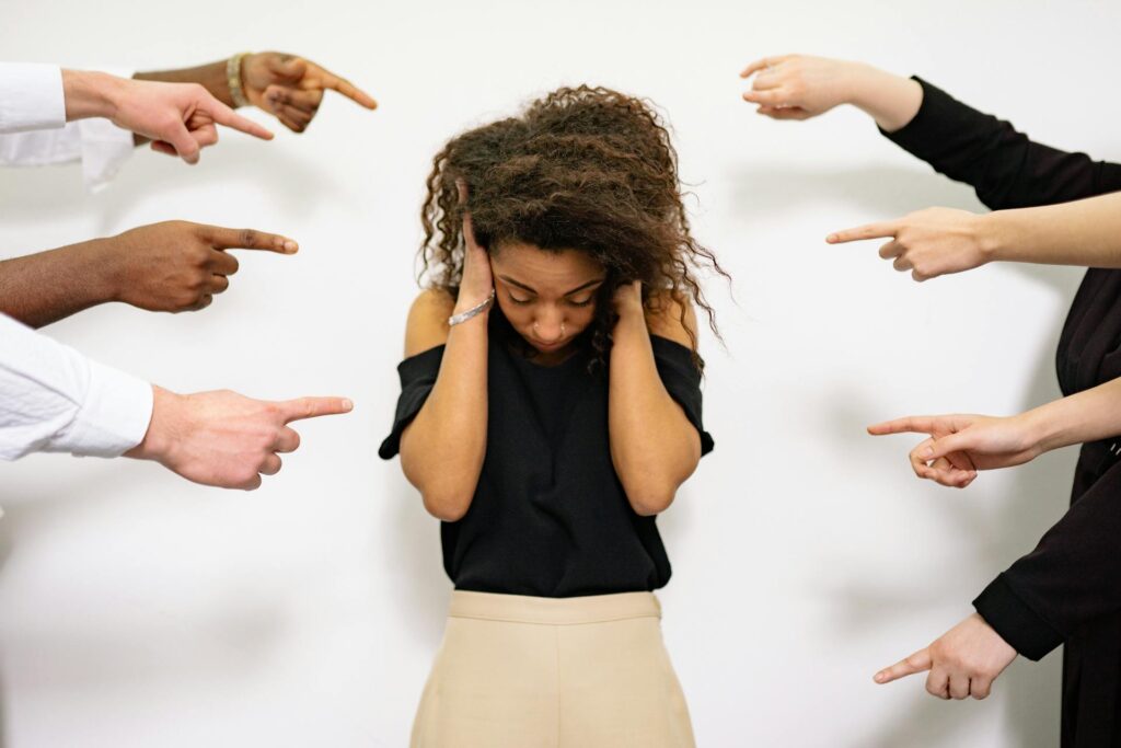 Being blamed