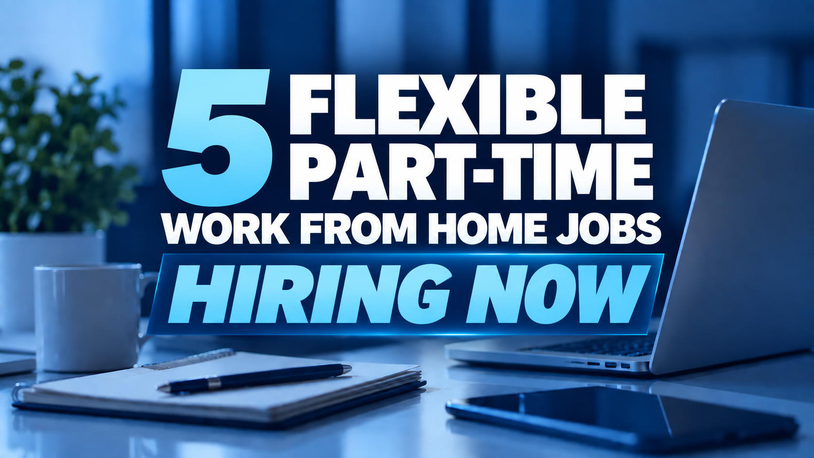 5 Flexible Part-Time Work From Home Jobs Hiring Now